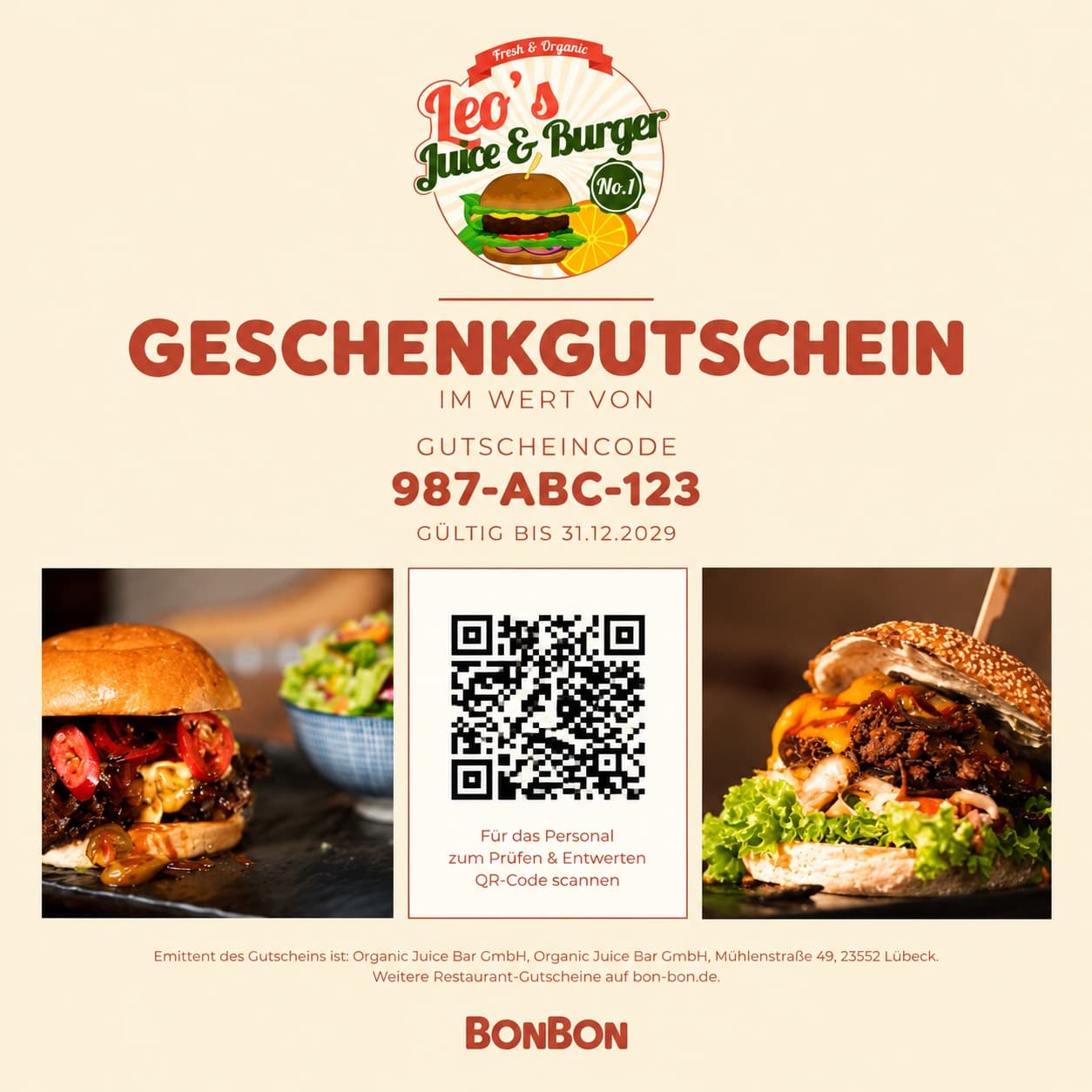 Leo’s Geschenkgutschein